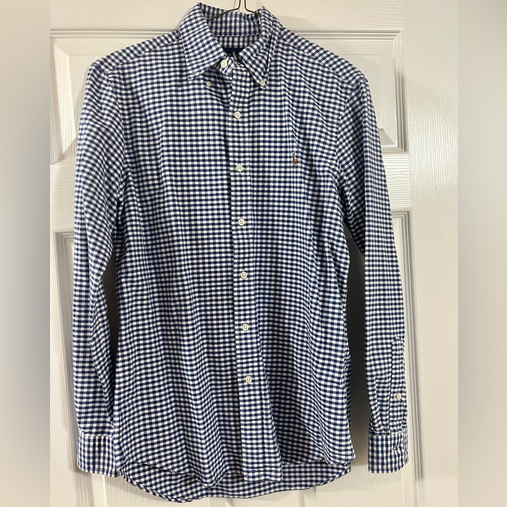 Men’s polo long sleeve button up